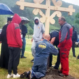 Обиљежено мјесто за изградњу Цркве Светог Алимпија Столпника у Горњој Ржаници код Плава