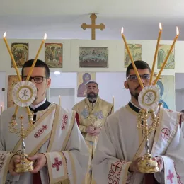 Света архијерејска Литургија у Бачком Добром Пољу