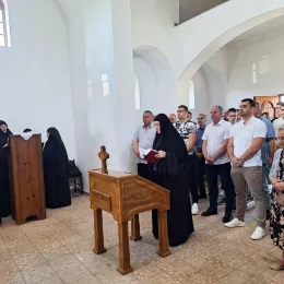 Литургијско сабрање у Бијелој Цркви код Рожаја