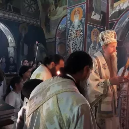 Литургија у манастиру Подмалинско