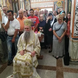 Прослављен Свети великомученик Прокопије, слава храма у Лепенцу код Мојковца