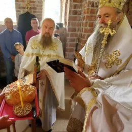 Литургија у Намастиру код Андријевице