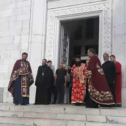 У Никшићу служено празнично бденије поред моштију Свете Февроније