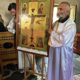 Тројеручица прослављена у манастиру Ђурђеви Ступови уз Икону Пресвете Богородице Побједитељне