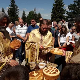 Слава храма Светих апостола Петра и Павла у Никшићу