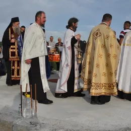 Освештани темељи храма Светог Илије у селу Мушевице