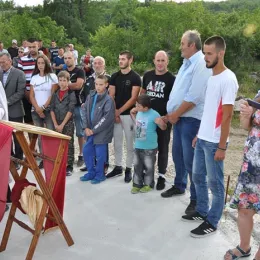 Освештани темељи храма Светог Илије у селу Мушевице