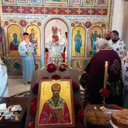Прослављена храмовна слава цркве Светог Атиногена на Вучјем долу