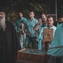 Литија на Светог великомученика Прокопија прошла кроз Мојковац