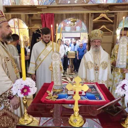 Освештан храм Светог Саве у селу Дапсиће код Берана