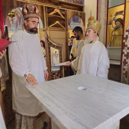 Освештан храм Светог Саве у селу Дапсиће код Берана