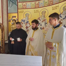 Освештан храм Светог Саве у селу Дапсиће код Берана