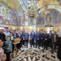 Освештан храм Светог Саве у селу Дапсиће код Берана