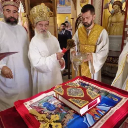 Освештан храм Светог Саве у селу Дапсиће код Берана