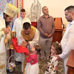 Владика Пајсије служио у Цркви Свете великомученице Марине у Окладама