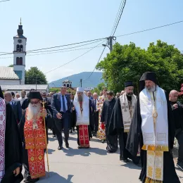 Патријарх Порфирије у Братунцу