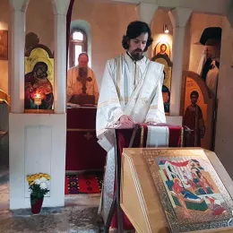 Литурија у манастиру Вољавац