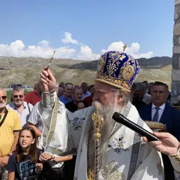 Црквено-народни сабор код обновљене цркве Светог Архиђакона Стефана у Катунцима - Крња Јела