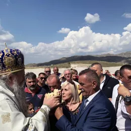 Црквено-народни сабор код обновљене цркве Светог Архиђакона Стефана у Катунцима - Крња Јела