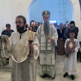 Црквено-народни сабор код обновљене цркве Светог Архиђакона Стефана у Катунцима - Крња Јела