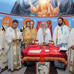 Литургија у сабор у Милочанима