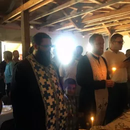 Литургија у Војном селу код Плава