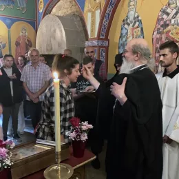 Празнична вечерња служба на Жабљаку