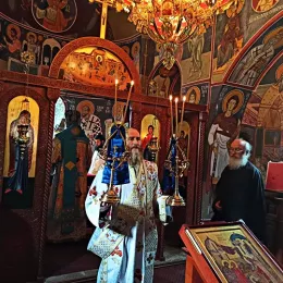 Литургијско сабрање у манастиру Блишкова