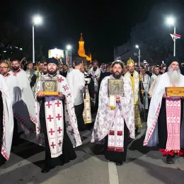 Преображењска литија улицама Требиња