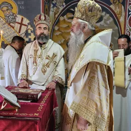 Архијерејска Литургија и освећење храма Светог Георгија на Трси