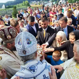 Епископ рашко-призренски Теодосије на Преображењском сабору на Жабљаку