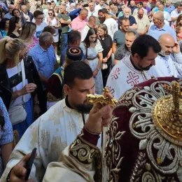 Архијерејска Литургија и освећење цркве у Лијесци код Томашева