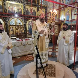 Епископи Методије и Кирило богослужили у храму Преображења Господњег у Загребу