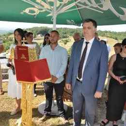 Освештана обновљена црква Светог Јована Крститеља у селу Тупан у Бањанима