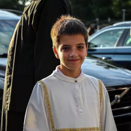 Икона Пресвете Богородице Тројеручице свечано дочекана у Саборном храму у Никшићу