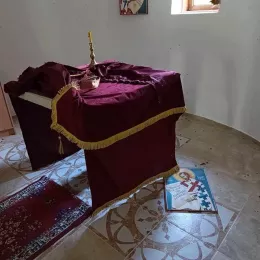 Оскрнављен храм Св. Великомученика Георгија у Брђанима