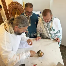 Епископ Методије освештао цркву Успења Пресвете Богородице у Ивању