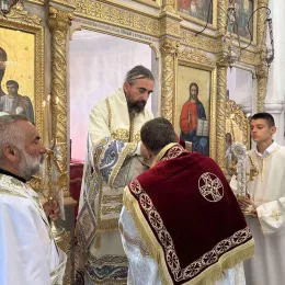 Епископ Методије на Спасовдан богослужио у храму Вазнесења Господњег у селу Краље