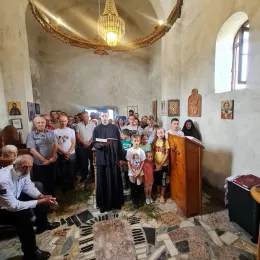 Епископ Методије богослужио у селу Полица код Берана