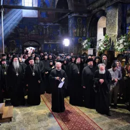 празнично вечерње у Манастиру Слепче