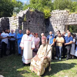 Литургијски прослављена слава цркве Шћепанице на Шћепан Пољу