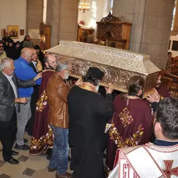 Мошти Светог Арсенија свечано дочекане у никшићком Саборном храму