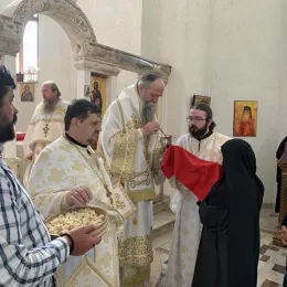 Прослављена петогодишњица освећења храма Светог Евстатија Српског