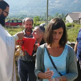 Литургијско сабрање у Мартиновићима код Гусиња