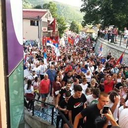 Побједничко славље у Бијелом Пољу