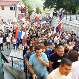 Побједничко славље у Бијелом Пољу