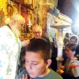 Литургија у храму Светог Николе у Никољцу