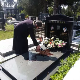 На годишњицу упокојења Будимира Благојевића, великог приложника и добротвора, служен помен