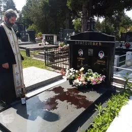 На годишњицу упокојења Будимира Благојевића, великог приложника и добротвора, служен помен