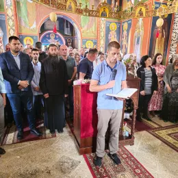 Митрополит Јоаникије на слави манастира Косијерево